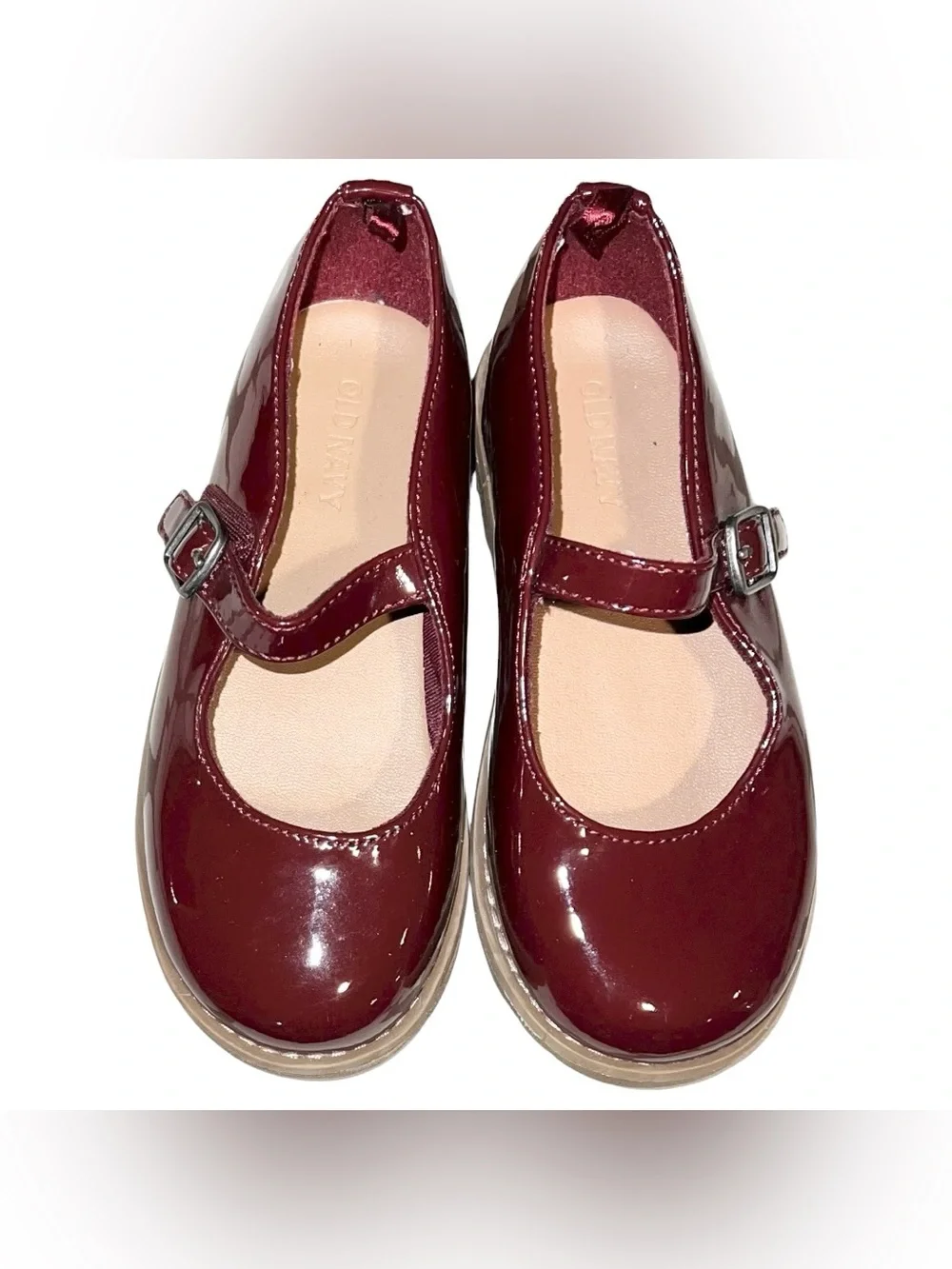 Old Navy Dress Shoes Girls Size 11 Burgundy